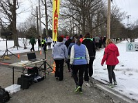 2017 Groundhog Gallop in Jackson Michigan.  2017 Groundhog Gallop in Jackson Michigan